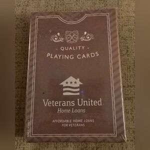 Quality Playing Cards Veterans United Home Loans Advertising Sealed New Deck